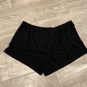 New black pajama shorts